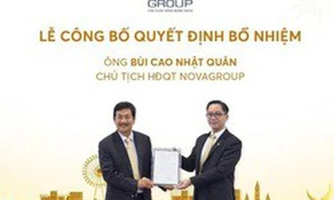 Nhà sáng lập Bùi Thành Nhơn vừa chuyển giao vai trò chủ tịch NovaGroup cho con trai