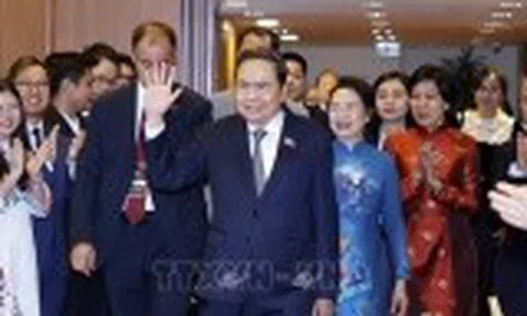 Chủ tịch Quốc hội Trần Thanh Mẫn gặp gỡ cộng đồng người Việt tại Thổ Nhĩ Kỳ