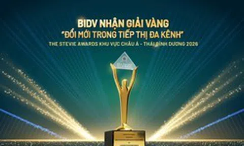 BIDV đạt giải Vàng The Stevie Awards về truyền thông giáo dục tài chính