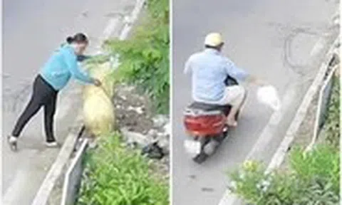 Thể dục... vứt rác