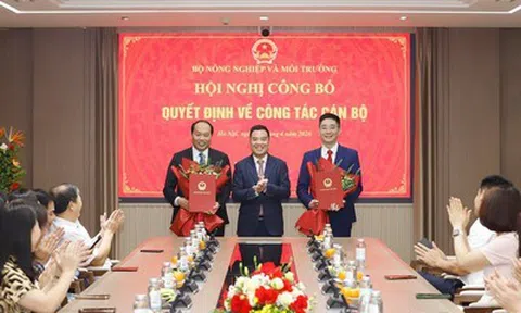 Bổ nhiệm Chánh Văn phòng, Thư ký Bộ trưởng Bộ Nông nghiệp và Môi trường