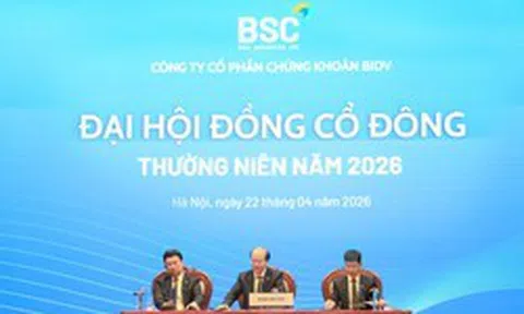 ĐHĐCĐ Chứng khoán BIDV (BSC): Mục tiêu lợi nhuận 700 tỷ năm 2026, quyết tâm nâng quy mô vốn gấp đôi lên 11.000 tỷ đồng