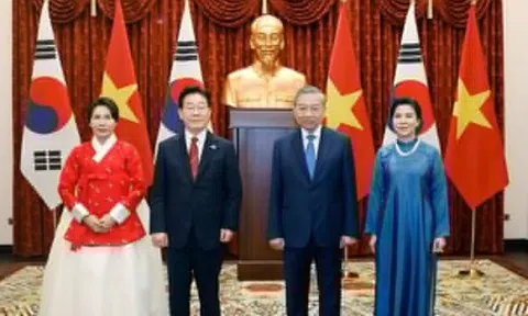 Tổng Bí thư, Chủ tịch nước chủ trì chiêu đãi Tổng thống Hàn Quốc