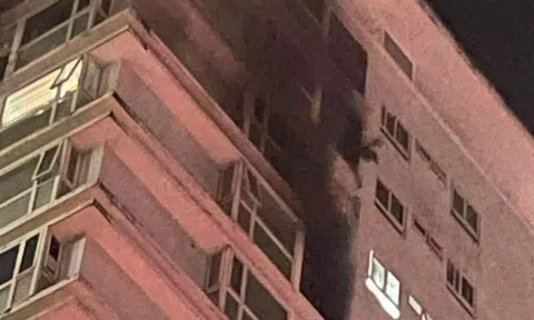 Cháy căn hộ chung cư cao cấp ở TP.HCM