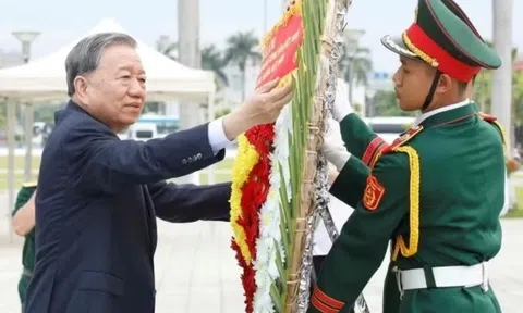 Tổng Bí thư, Chủ tịch nước dâng hương tưởng niệm các Anh hùng liệt sĩ