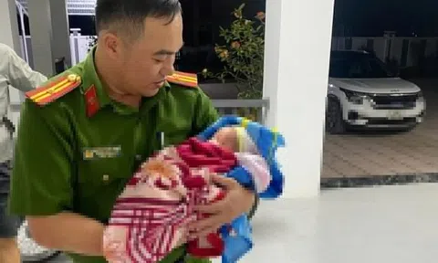 Bé trai sơ sinh bị bỏ rơi trên cầu trong đêm