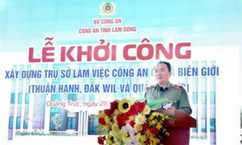 Khởi công trụ sở Công an 3 xã biên giới Lâm Đồng: “Lá chắn” an ninh nơi địa bàn chiến lược
