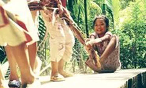 Cây cau như dáng bà, dáng mẹ lặng thầm mong ngóng những đứa con xa
