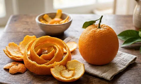 Dinh dưỡng có lợi cho sức khỏe từ vỏ quả cam mà nhiều người thường bỏ đi