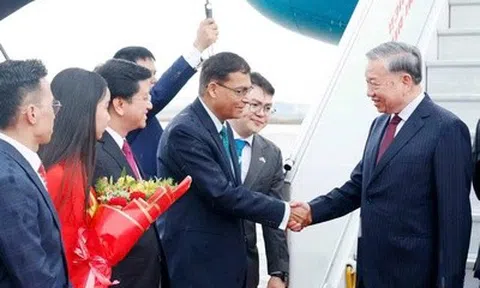 Tổng Bí thư, Chủ tịch nước Tô Lâm bắt đầu chuyến thăm Ấn Độ