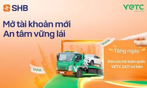 SHB tặng gói cứu hộ giao thông toàn quốc VETC cho khách hàng