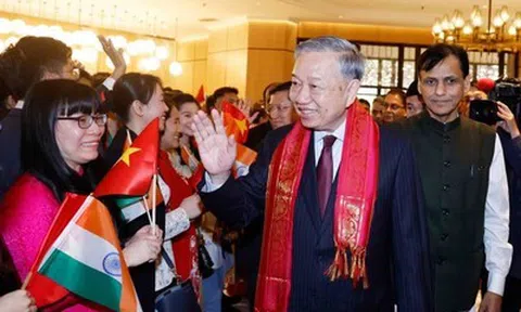 Tổng Bí thư, Chủ tịch nước Tô Lâm bắt đầu thăm cấp Nhà nước Cộng hòa Ấn Độ