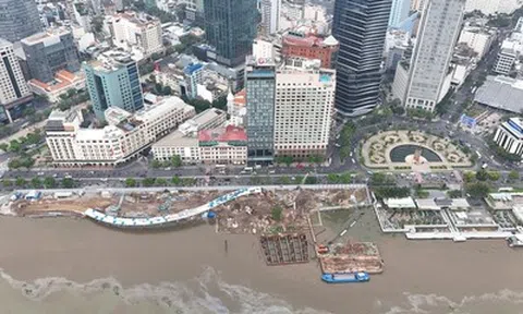 “Lá dừa nước” 1.000 tỷ đồng vươn mình giữa sông Sài Gòn: Đại công trình vượt sông dần lộ diện