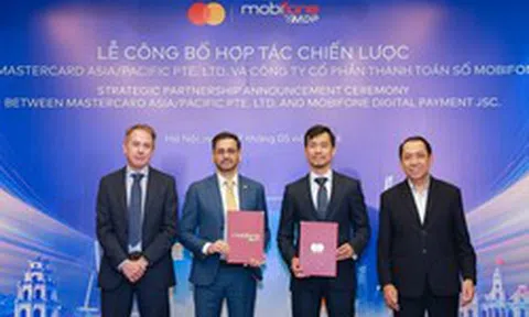 Công ty Cổ phần Thanh toán số MobiFone (MDP) bắt tay Mastercard thúc đẩy nền kinh tế số