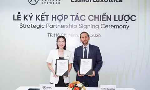 HMK Eyewear và EssilorLuxottica Việt Nam chính thức ký kết hợp tác chiến lược