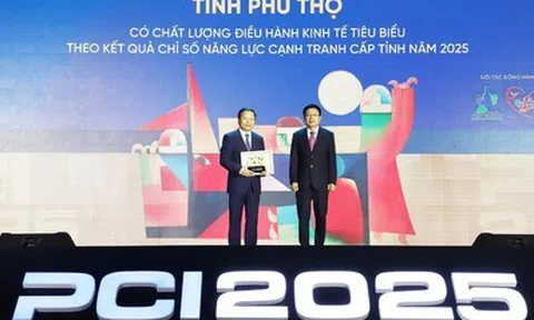 VCCI công bố PCI 2025: Phú Thọ vào top 5 địa phương có chất lượng điều hành kinh tế xuất sắc