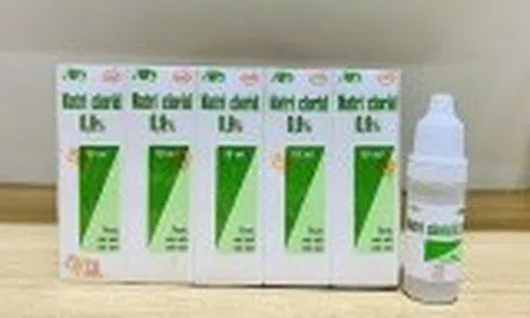 Bộ Y tế thu hồi toàn quốc lô thuốc nhỏ mắt Natri clorid 0,9% của công ty Pharmedic