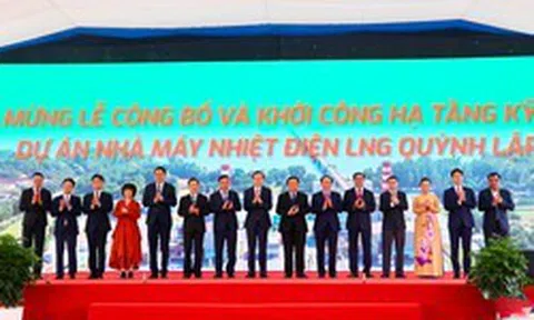 Chính thức khởi công nhà máy điện gần 60.000 tỷ đồng, quy mô lớn nhất Bắc Trung Bộ do liên danh PV Power, NASU và đại gia Hàn Quốc đầu tư