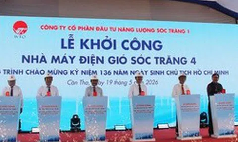 Cần Thơ khởi công 2 dự án điện gió tổng vốn đầu tư gần 24.000 tỉ đồng