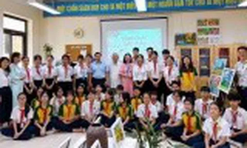 Trường THCS Tân Triều tổ chức triển lãm mỹ thuật đặc biệt nhân kỷ niệm 64 năm truyền thống