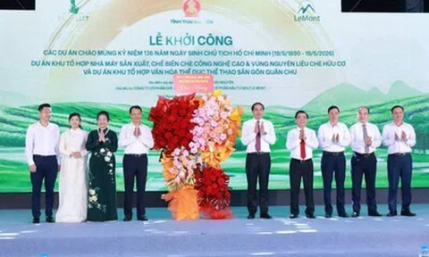Thái Nguyên: Khởi công Tổ hợp dự án sản xuất chè công nghệ cao và sân golf Quân Chu