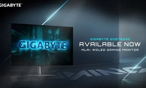 GIGABYTE công bố mở bán màn hình gaming WOLED 27 inch QHD 240Hz tối ưu cho game thủ