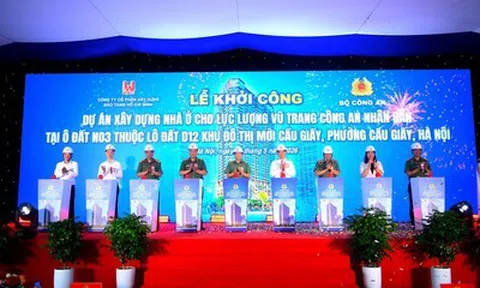 Xây dựng dự án nhà ở xã hội 35 tầng cho lực lượng công an ở Cầu Giấy (Hà Nội)
