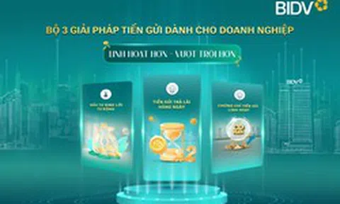 BIDV cung cấp giải pháp tiền gửi vượt trội cho doanh nghiệp