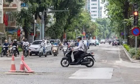 Hà Nội phân luồng giao thông phục vụ thi công các dự án chống ngập