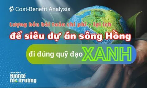 Lượng hóa bài toán chi phí - lợi ích để “siêu dự án” sông Hồng đi đúng quỹ đạo xanh