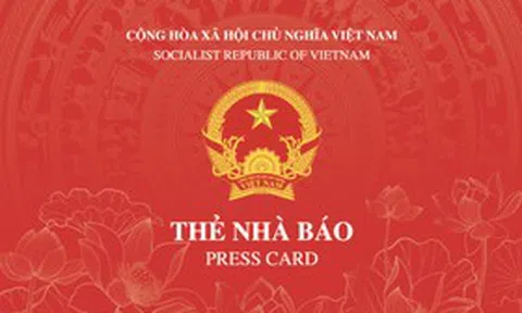 Bộ Văn hóa, Thể thao và Du lịch công bố mẫu thẻ nhà báo 2026