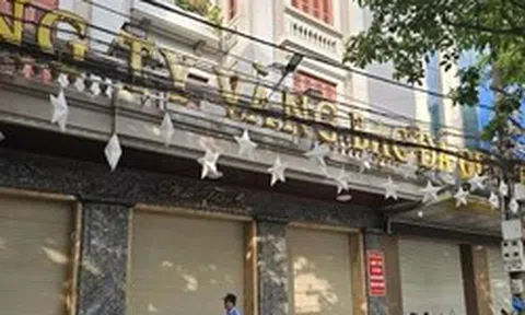 Cảnh sát rời đi, cửa hàng vàng Phúc Thành ở Ninh Bình đóng cửa kín mít