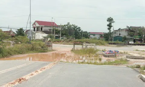 Vướng mặt bằng, tuyến đường trọng điểm tại Hà Tĩnh nhếch nhác, chưa thể thi công