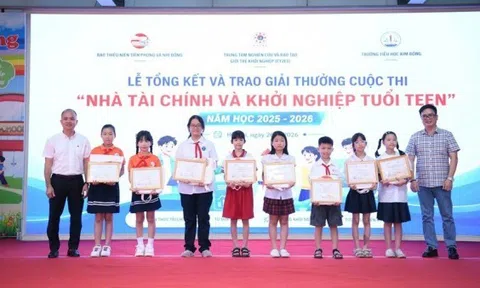 Sôi động cuộc thi tài chính và khởi nghiệp dành cho học sinh cấp Tiểu học và THCS