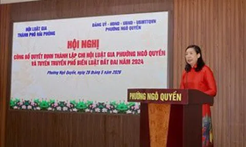 Hải Phòng: Đẩy mạnh thành lập Luật gia cơ sở, đưa pháp luật đến gần người dân