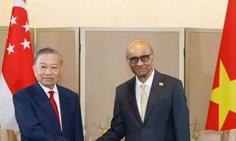 Tổng Bí thư, Chủ tịch nước Tô Lâm hội đàm với Tổng thống Singapore Tharman Shanmugaratnam