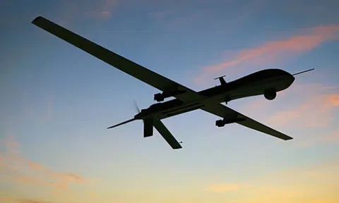 Drone có nguồn gốc nước ngoài đầu tiên bị bắn hạ ở quốc gia vùng Baltic