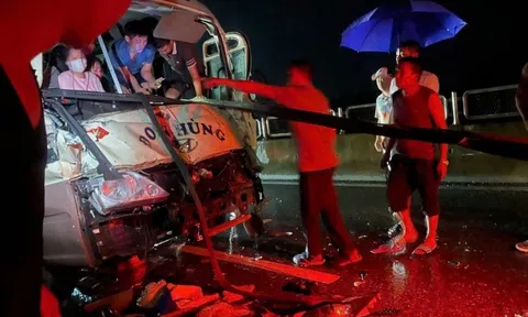 Tai nạn liên hoàn trên cao tốc Tuyên Quang - Phú Thọ, nhiều người bị thương