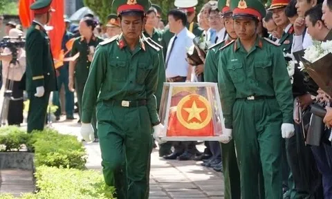 Gia Lai: Truy điệu, an táng 18 hài cốt liệt sĩ hy sinh trên đất bạn Campuchia