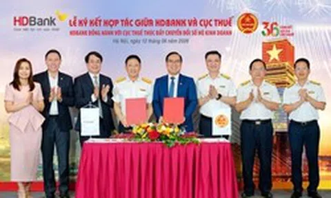 HDBank đồng hành cùng Cục Thuế thúc đẩy chuyển đổi số hộ kinh doanh