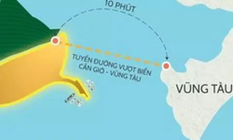 Thông tin dự án đường vượt biển Cần Giờ - Vũng Tàu hơn 93.000 tỷ đồng