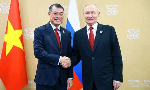 Thủ tướng Lê Minh Hưng hội kiến Tổng thống Nga Vladimir Putin
