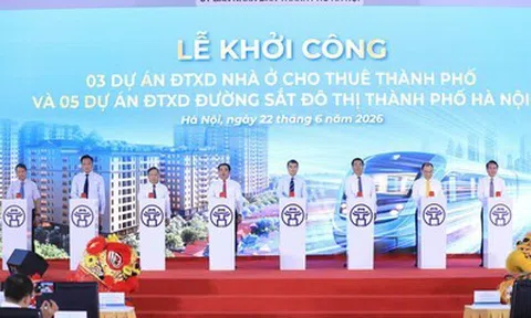 Hà Nội khởi công đồng thời 5 tuyến đường sắt đô thị và 3 dự án nhà ở cho thuê