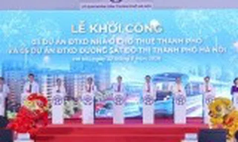 Hà Nội khởi công 5 tuyến đường sắt đô thị và 3 dự án nhà ở cho thuê