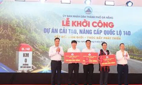 Khởi công dự án hơn 4.500 tỉ đồng nâng cấp Quốc lộ 14D ở Đà Nẵng