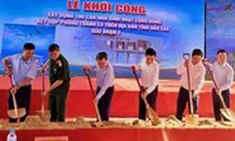 Khởi công 100 nhà cộng đồng tránh lũ tại Đắk Lắk: 'Phao cứu sinh' cho người dân vùng lũ