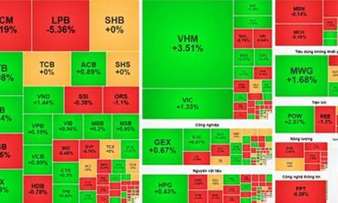 Cổ phiếu trụ "gánh" thị trường, nhà đầu tư được khuyên hạn chế mua đuổi