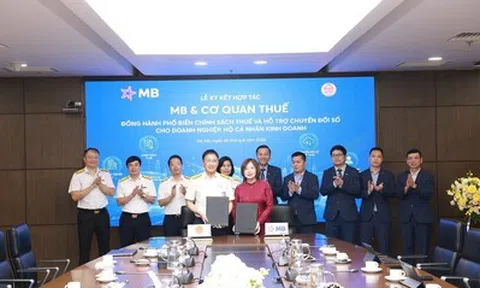 MB và cơ quan thuế ký kết hợp tác: Lấy người nộp thuế làm trung tâm - lấy chuyển đổi số làm nền tảng