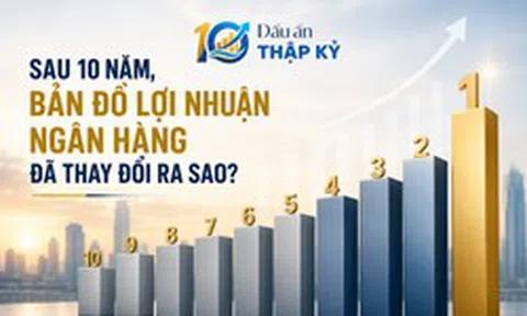 Bảng xếp hạng lợi nhuận ngân hàng sau một thập kỷ: Ngôi vương đổi chủ, một nhà băng rơi 10 bậc, HDBank và LPBank "leo rank" ấn tượng