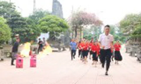 Thái Nguyên: Nâng cao năng lực ứng phó cháy nổ tại Trung tâm thương mại và du lịch Dũng Tân